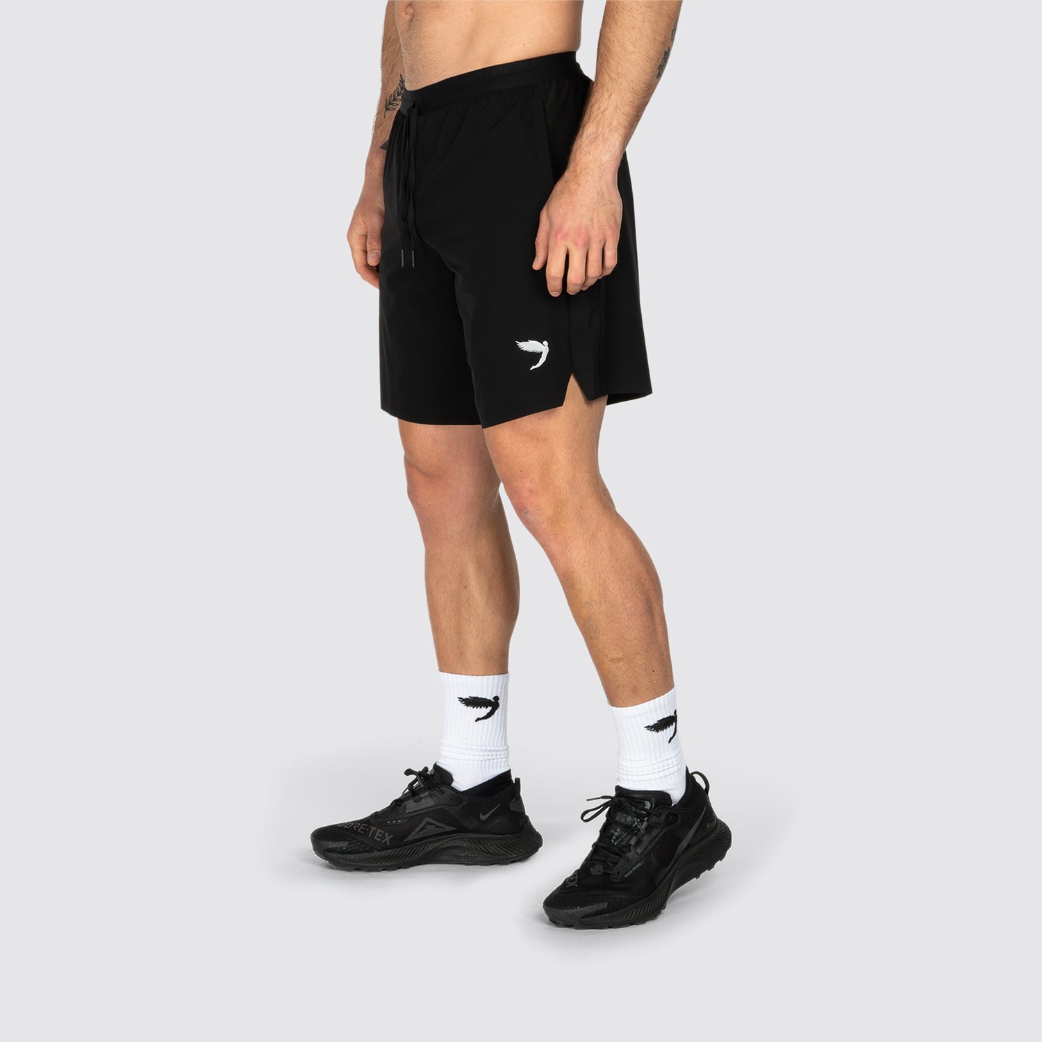 Tempo 2-1 Shorts Long Black (8441333940453)