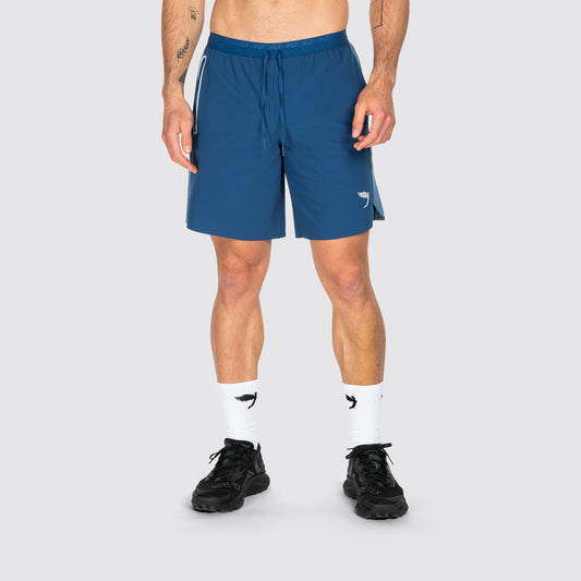 Tempo 2-1 Shorts Long Blue (8441334038757)