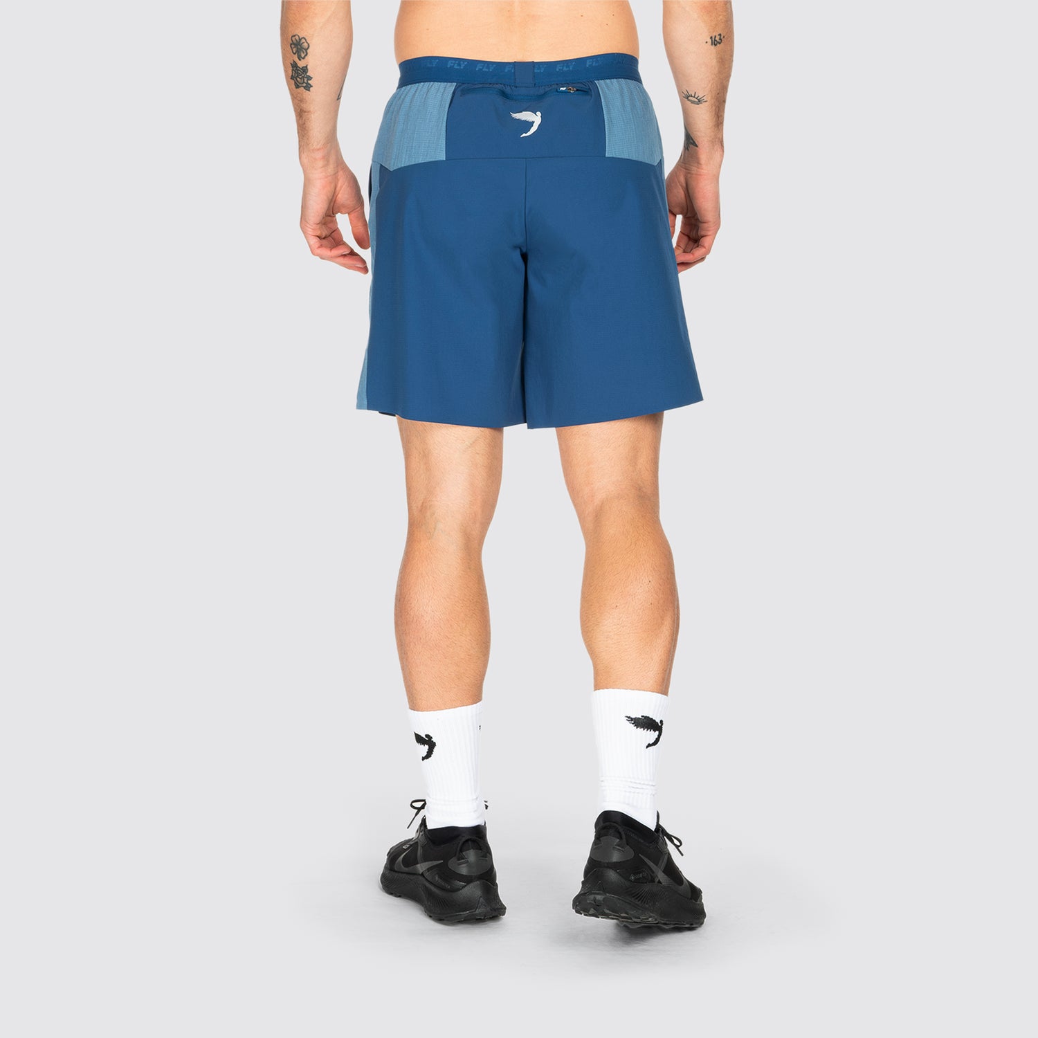 Tempo 2-1 Shorts Long Blue (8441334038757)