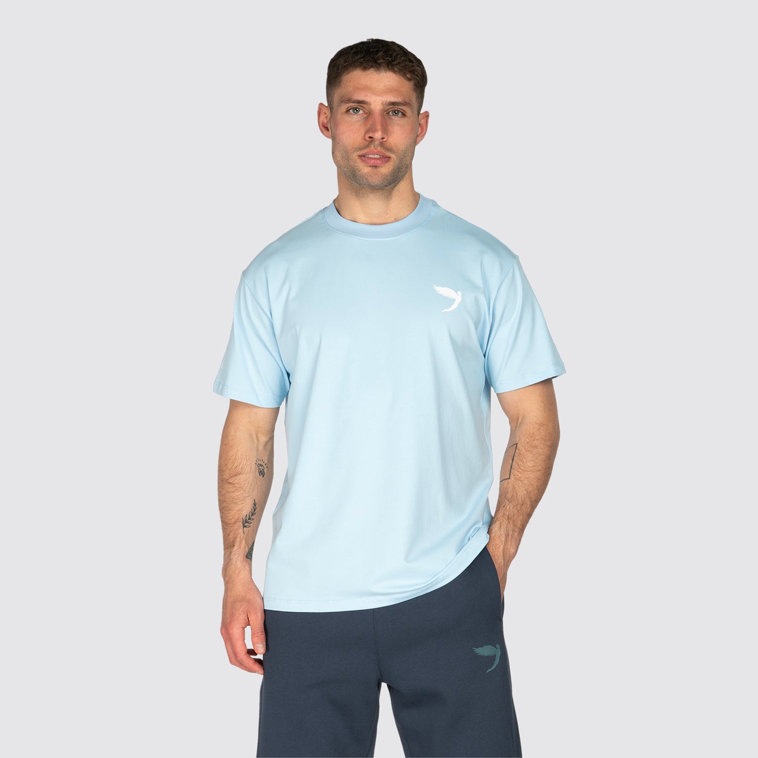 Undisputed Relaxed Fit Tee Aqua (8441215746277)