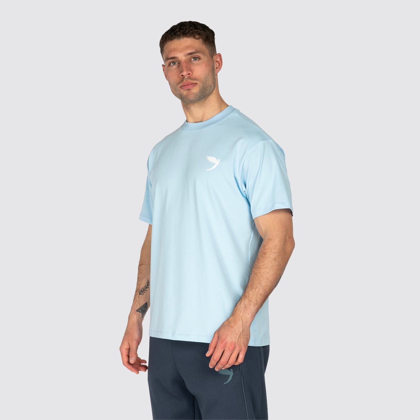 Undisputed Relaxed Fit Tee Aqua (8441215746277)