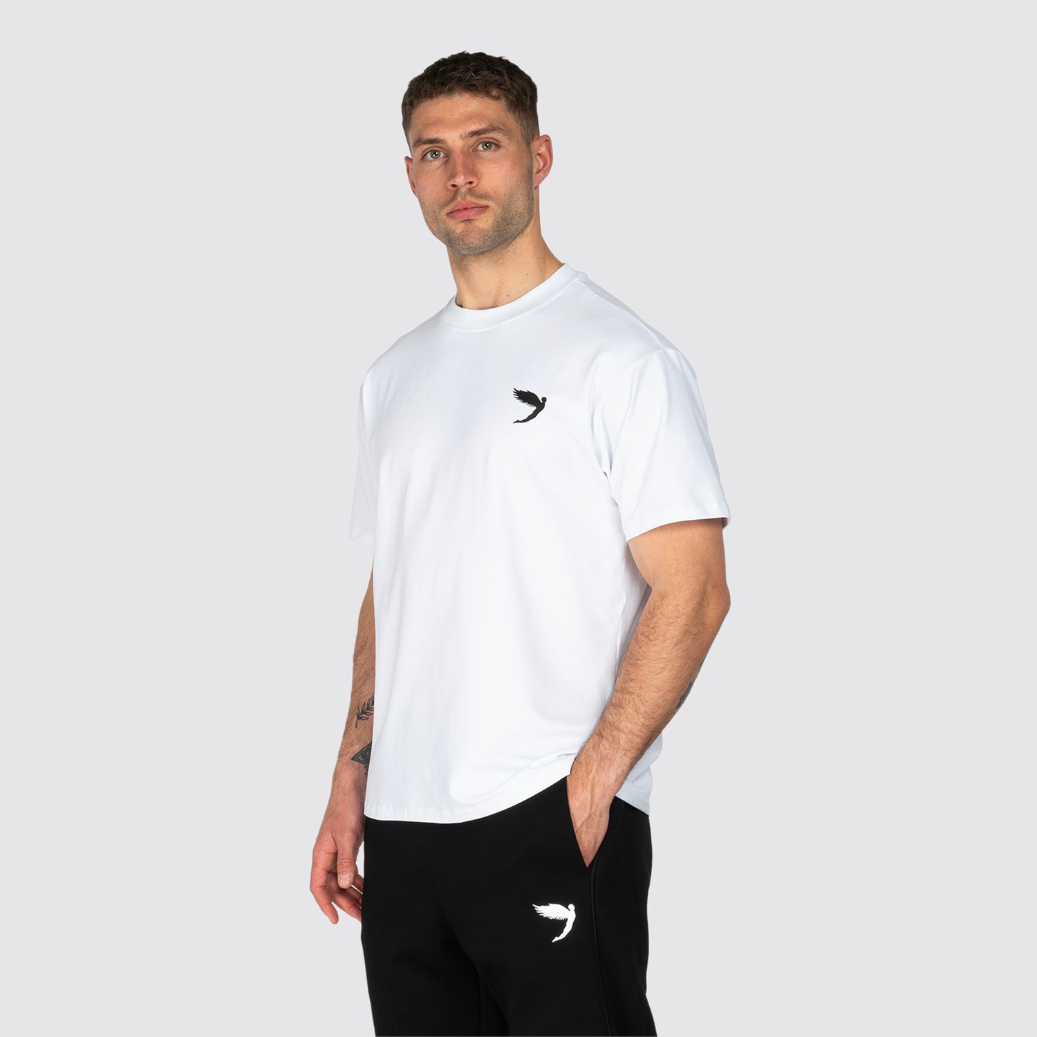 Undisputed Relaxed Fit Tee White (8441215582437)