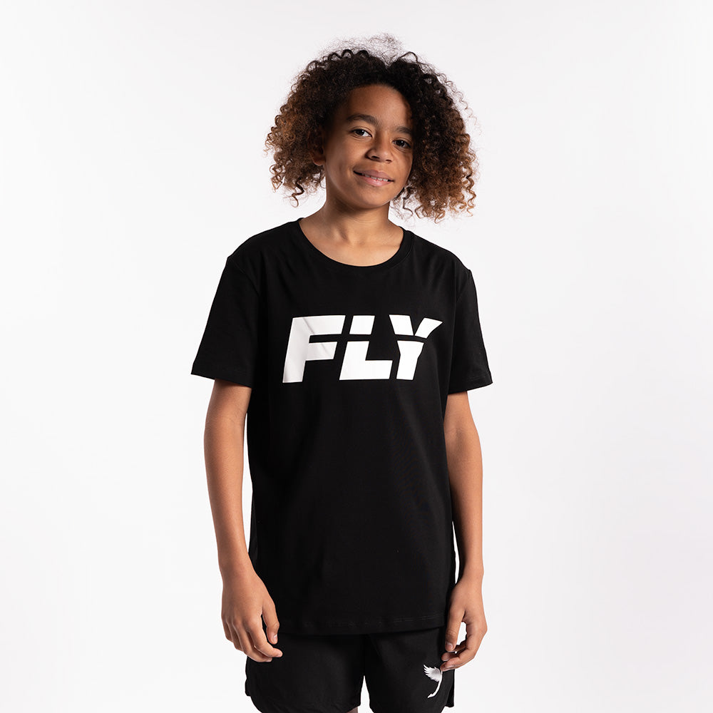 Kids Big Logo Tee Black (7584952942844) (7939700097253)