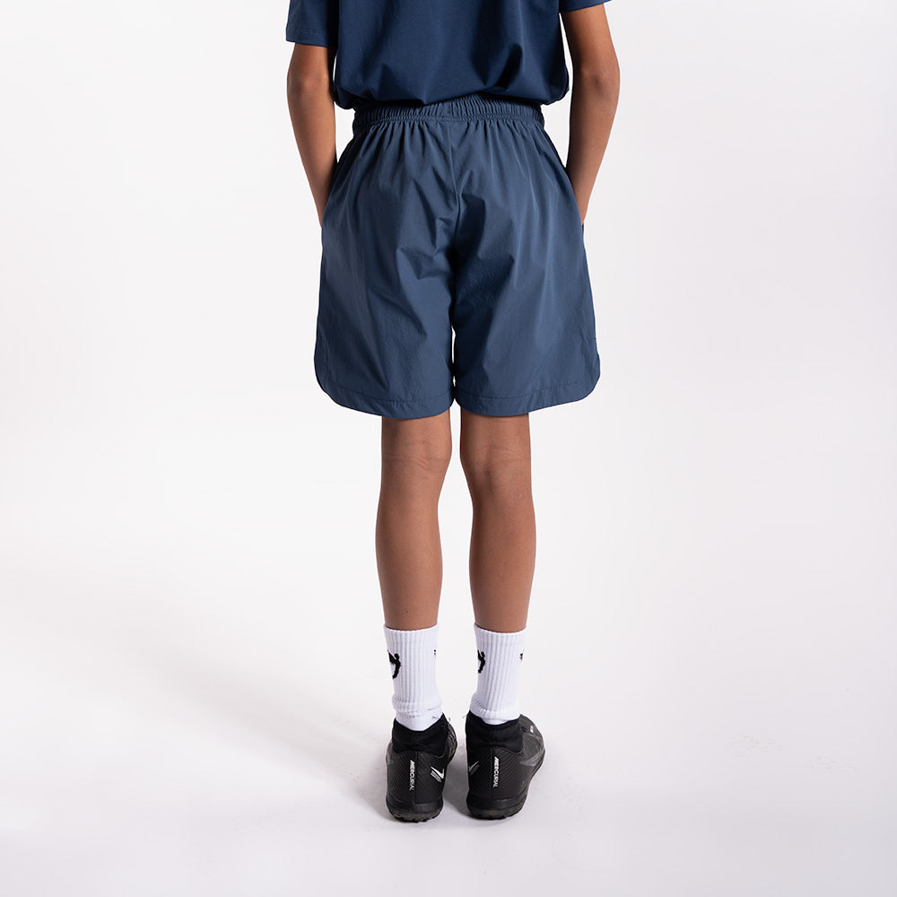 Kids Performance Shorts Blue (7790356037884) (7939616440549)