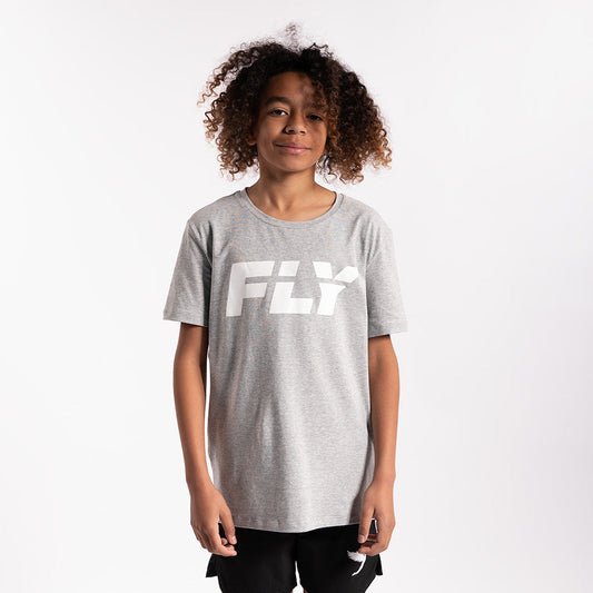 Kids Big Logo Tee Grey (7584964018428) (7939699966181)